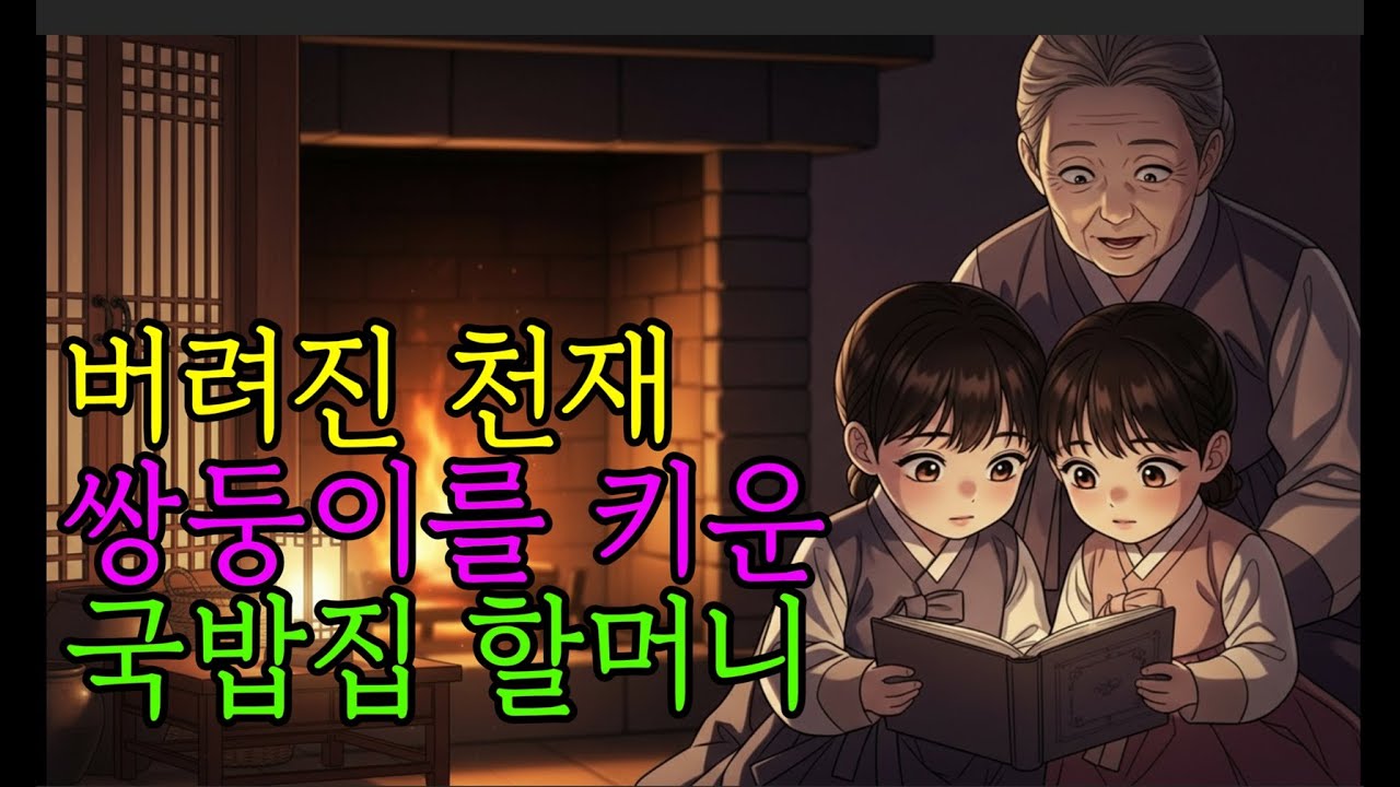 문 앞에 버려진 천재 쌍둥이를 키운 국밥집 할머니, 충격적인 반전? | 야담 옛날이야기 오디오북 전설 민담 사연