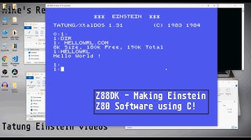 25 - Tatung Einstein programming in C using Z88DK