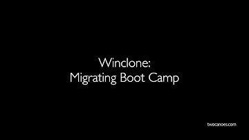 Imaging, Restoring, and Migrating from Boot Camp with Winclone 8 or later