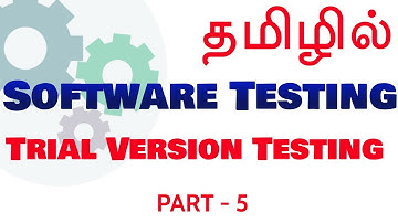 Software Testing in Tamil - Part 5 - Trial Version Payilagam - Software Testing Training in Chennai