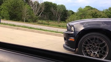 2014 Shelby GT500 vs A&A Supercharged C5 Z06 Round 2