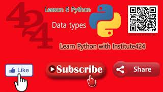 Python Lesson 8 #python Data types Introduction