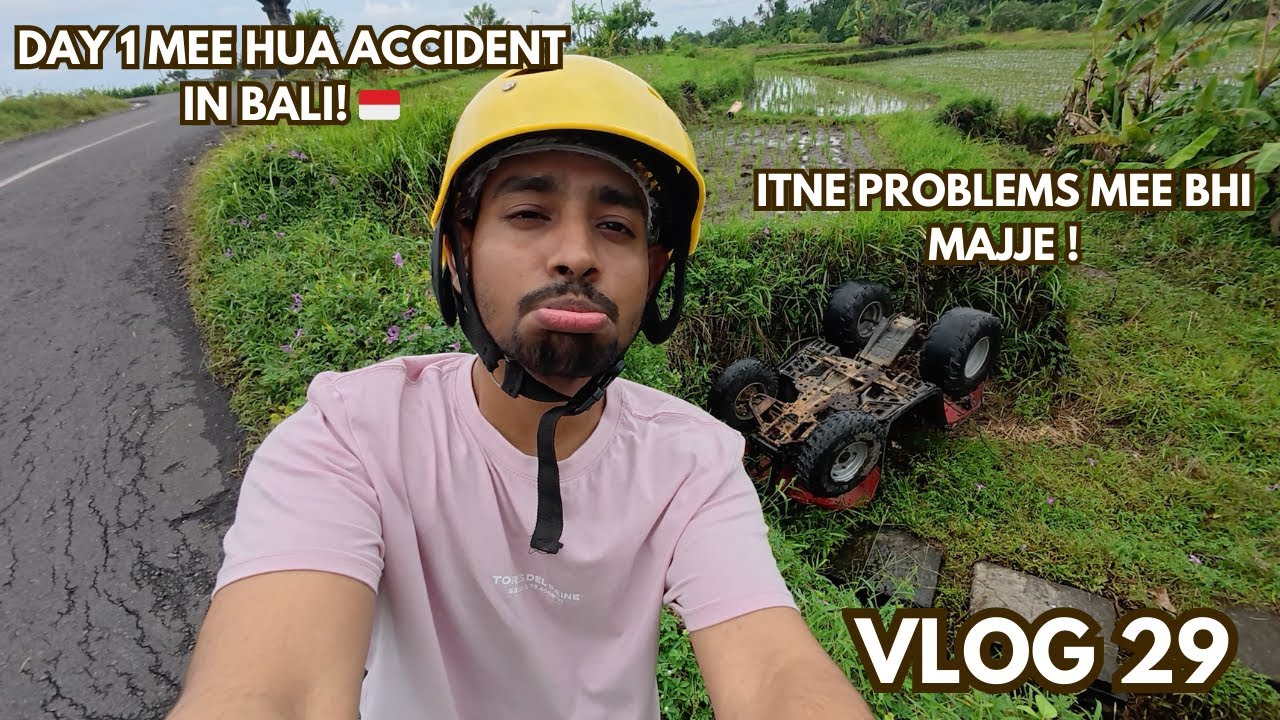 AN UNEXPECTED ACCIDENT, TJAMPUHAN HOTEL STAY, ATV RIDE UBUD 🇮🇩