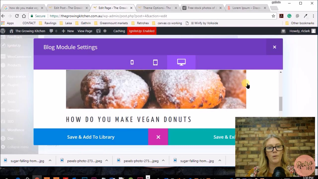 How to create Blog post part 2 WordPress Divi Theme - YouTube