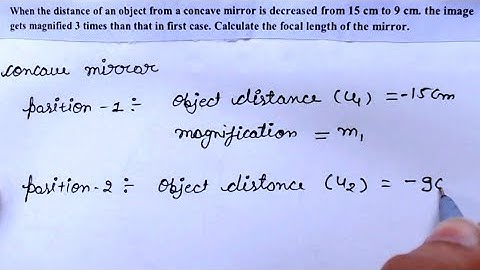 Ray optics | Physics | Class 12 | Pyq | When the distance of an object | s l arora | Neet | Jee