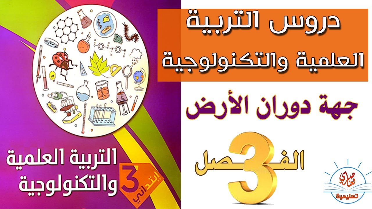 جهة دوران الأرض السنة الثالثة الفصل الثالث