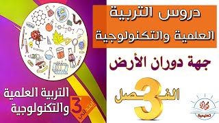 جهة دوران الأرض السنة الثالثة الفصل الثالث
