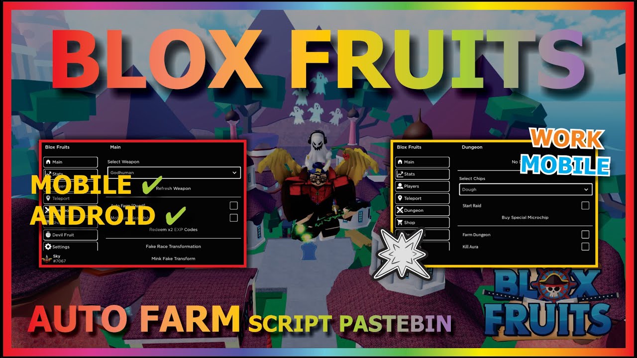 Blox Fruits [Auto Farm, Auto Farm Boss, Kill Aura] Scripts