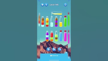 Stage 145 | How to Play Water Sort Puzzle Game 2024 | IQ Game #howtoplay #watersortpuzzlegames #game