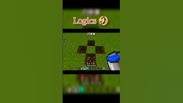 🤯Unbelievable Minecraft logic #minecraft #shorts #trending