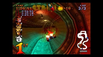 Sewer Speedway - CTR Challenge - Crash Team Racing - 101% Playthrough (Part #26)