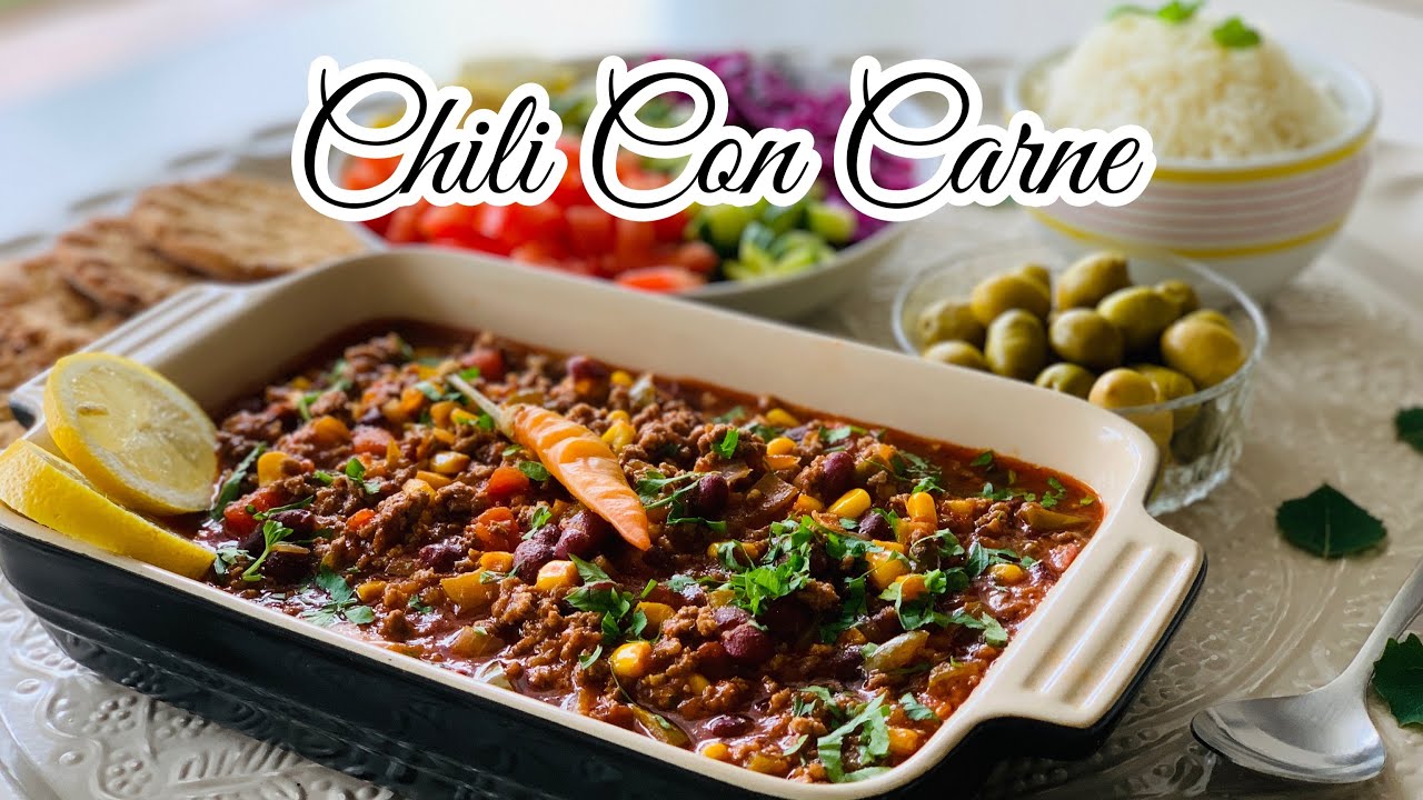How To Make Chili Con Carne Homemade Easy !! - YouTube