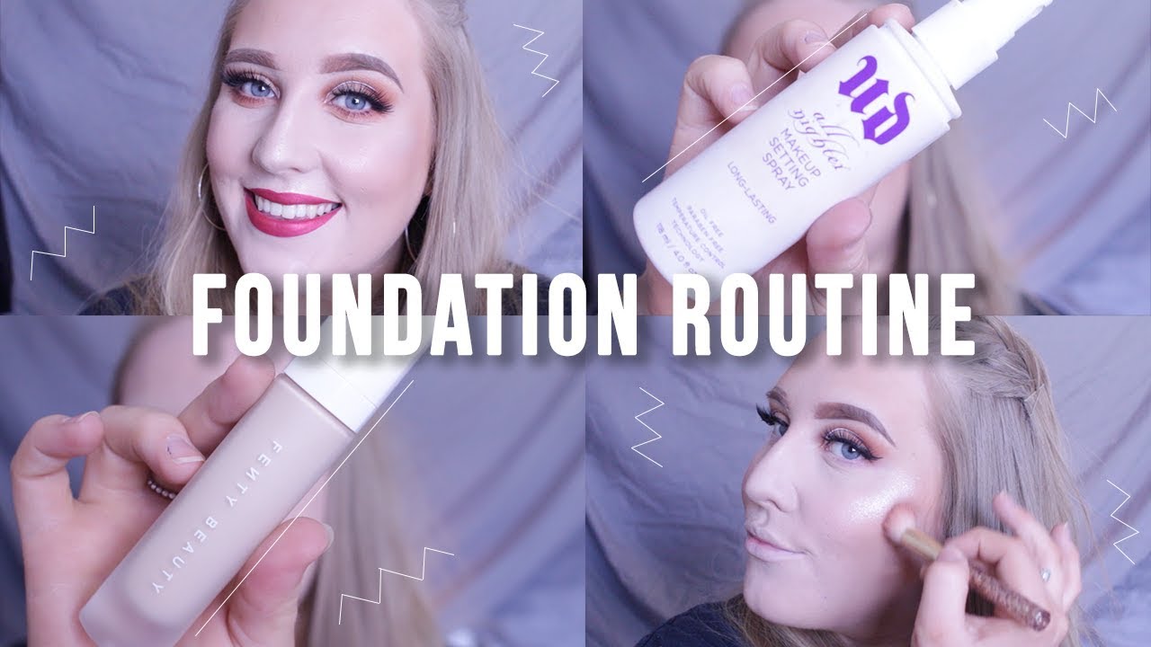 FULL COVERAGE FOUNDATION ROUTINE FOR NORMAL TO OILY SKINTYPE YouTube