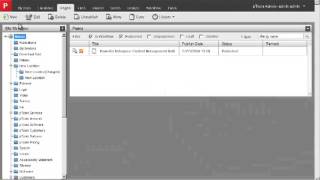 pTools CMS Tutorial - Document