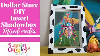 Dollar Store DIY- Insect Shadow Box- Gallery Wall