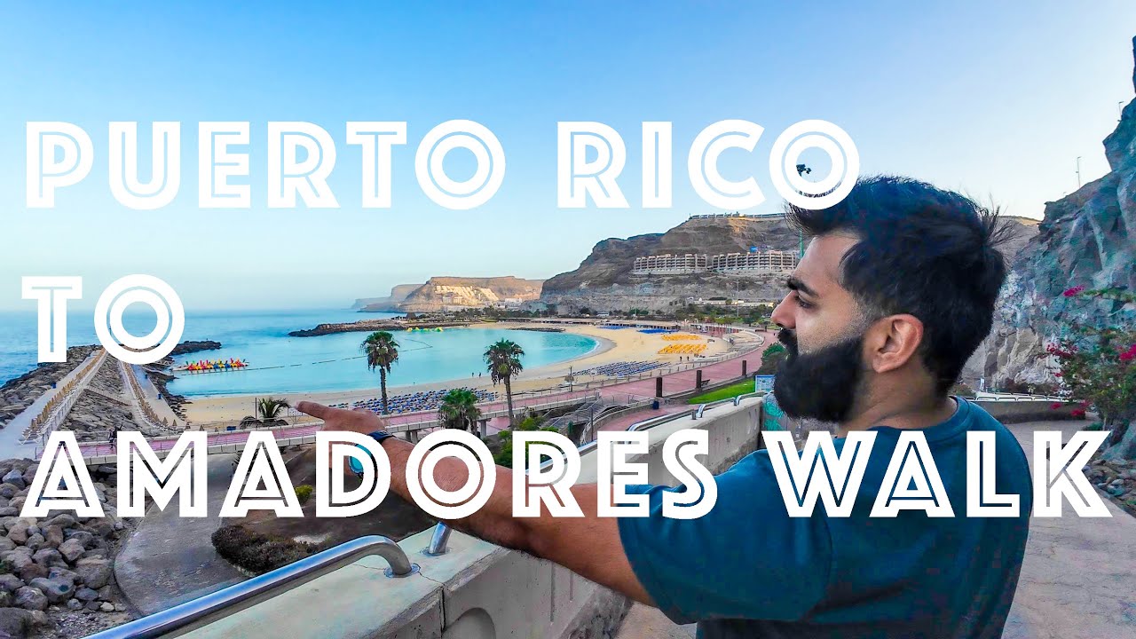 Quiet Morning Walk from Puerto Rico to Playa de Amadores and Beyond