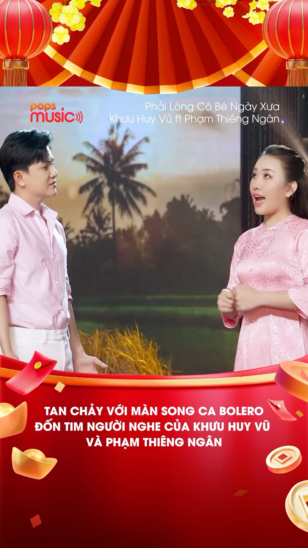 Tan chảy với màn song ca bolero đốn tim người nghe của Khưu Huy Vũ và Phạm Thiêng Ngân #popsmusic