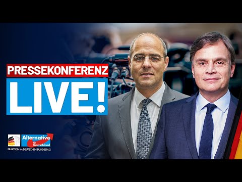 LIVE: Pressekonferenz der AfD-Fraktion - Diese Woche im Bundestag