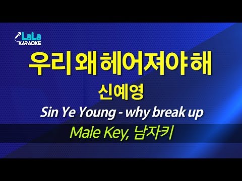 신예영(Sin Ye Young) - 우리 왜 헤어져야 해(why break up) (남자키) 노래방 LaLaKaraoke Kpop