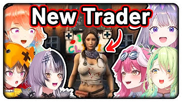 HoloEN members reactions to the New Trader Jen in 7 Days to Die 【Hololive EN】