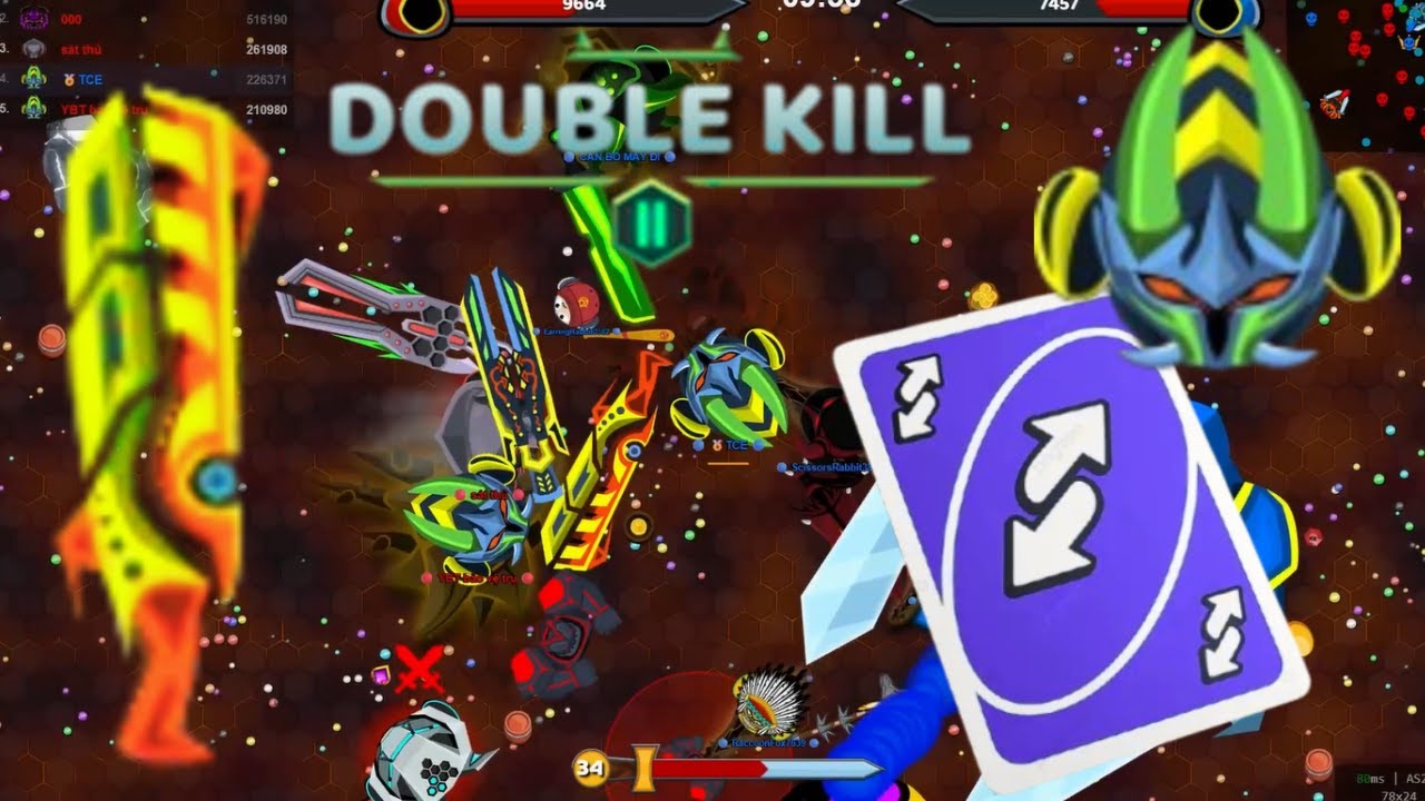 Double Kill định mệnh - Xoay chuyển tình thế nhưng lại thua Golem cuối trận - EvoWars.io
