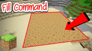 How to Use Fill Command in Minecraft Java & Bedrock (1.21+)