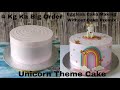 4 kg ka unicorn theme cake important tips and tricks related to big orders