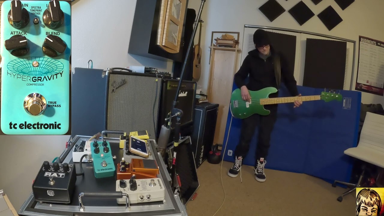 TC Electronic HyperGravity Bass Test - YouTube