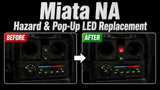 Match Highlights Miata NA Hazard and popup led Replacement