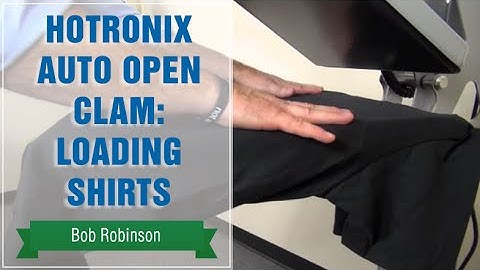 Hotronix® Auto Clam: How to Load Shirts Properly