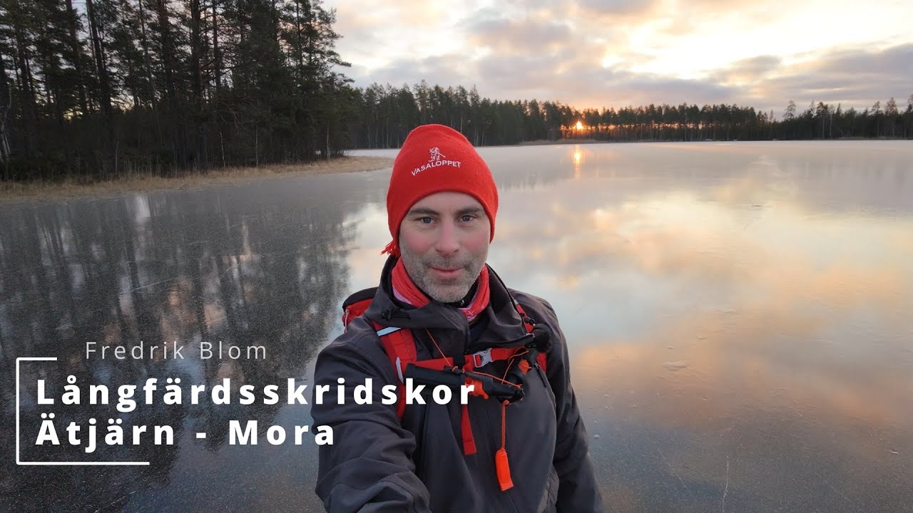 ✨ Premiär på långfärdsskridskor – Ätjärn, Mora ✨