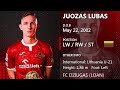 Juozas lubas  lw  rw  st  football cv 2023