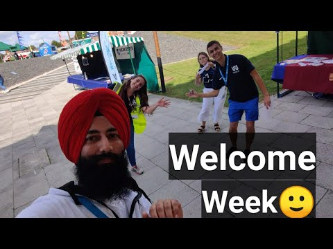 Welcome Week in My university of Worcester for new students. Fun vlog city campus,Worcester??????