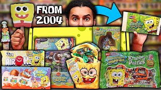 I HAVE BEEN SEARCHING OVER 30 YEARS FOR THE SPONGEBOB ITEMS IN THIS BOX.. *2004 SPONGEBOB POPSICLE*