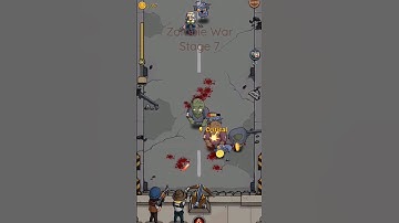 Zombie War Idle Defense Game | Stage 7 #zombiewargame #games #short