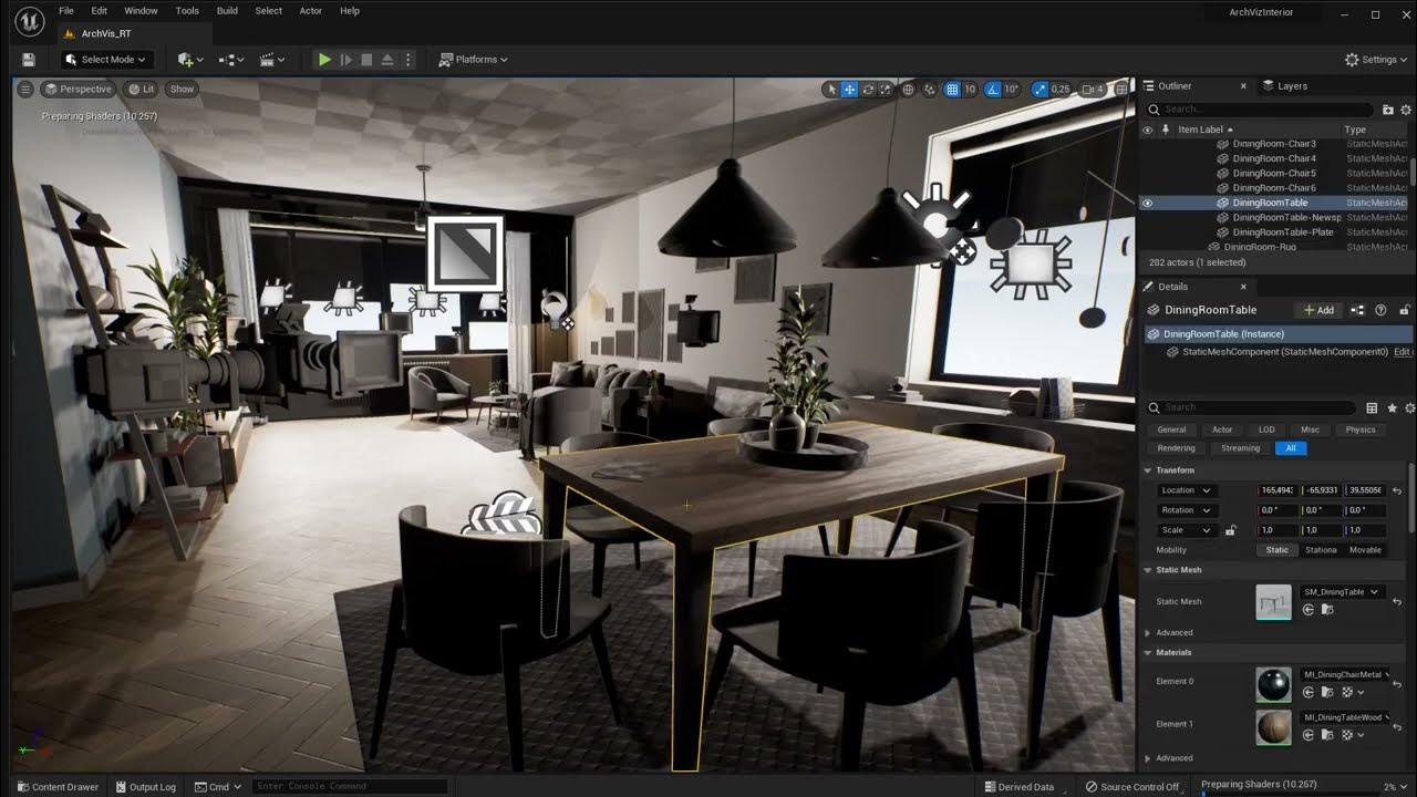 UNREAL 5 Videocourse - 10 - From UE4 to UE5, Migrate Scene, Smoothing ...