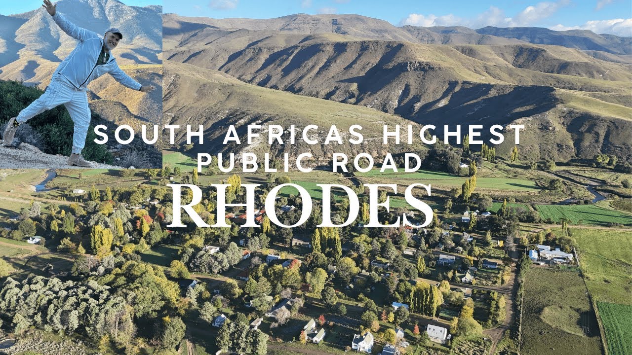 Родос, Восточный Кейп, уединенная горная деревня Южной Африки среди камня, снега и тишины