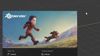 The Blender Splash Screen