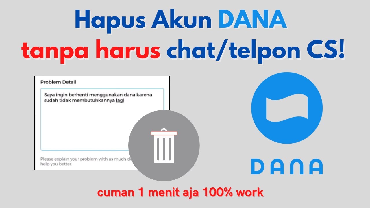 Cara Hapus Akun DANA Lewat HP Permanen, Update 2022 Cuman 1 Menit aja