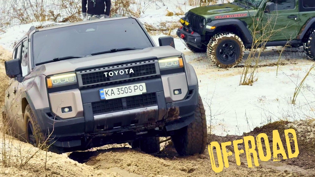 Jeep Renegade в снігу! Prado та Rubicon на слизькому маршруті