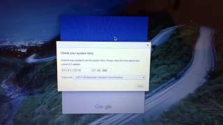 chromebook log in issue