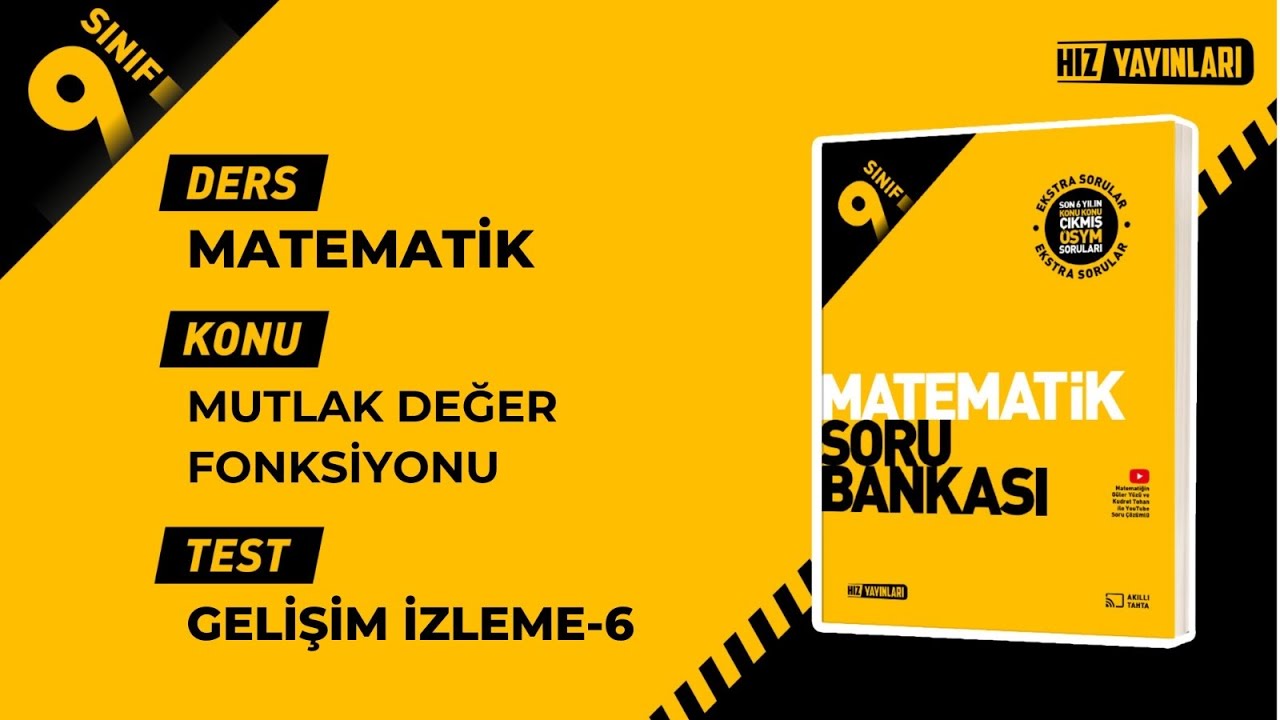 9.Sınıf Hız Matematik Kitap Çözümü #41