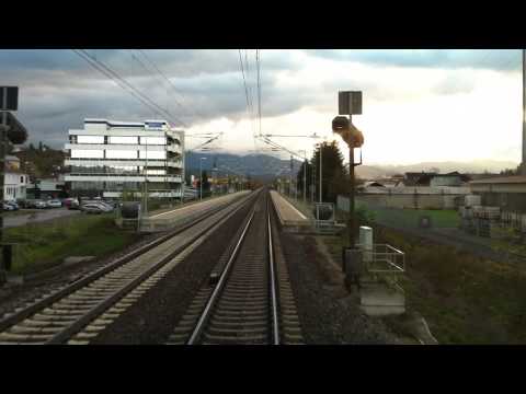 HD720cam - Führerstandsmitfahrt - Offenburg - Freiburg Gbf Herbstmorgen