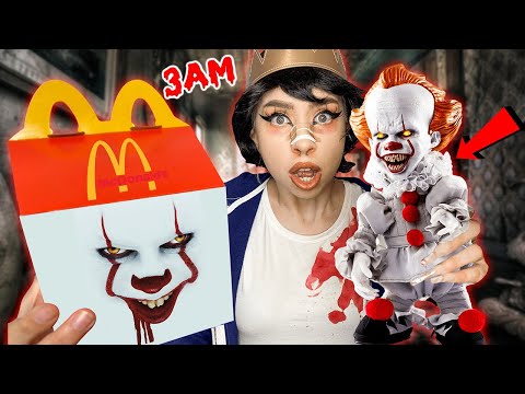 DO NOT ORDER PENNYWISE HAPPY MEAL FROM MCDONALDS AT 3 AM!! (HE CAME AFTER US!!)