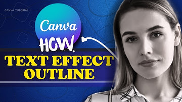 Canva Text Effect Outline Drop Shadow