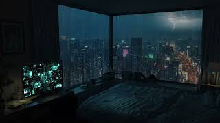 Rain Found Me in the Night 🌙 Lonely Reflections in the City