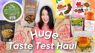 Huge Trader Joe's Haul \& Taste Test! What's New at Trader Joe's 2023! Shop with me trader joe's