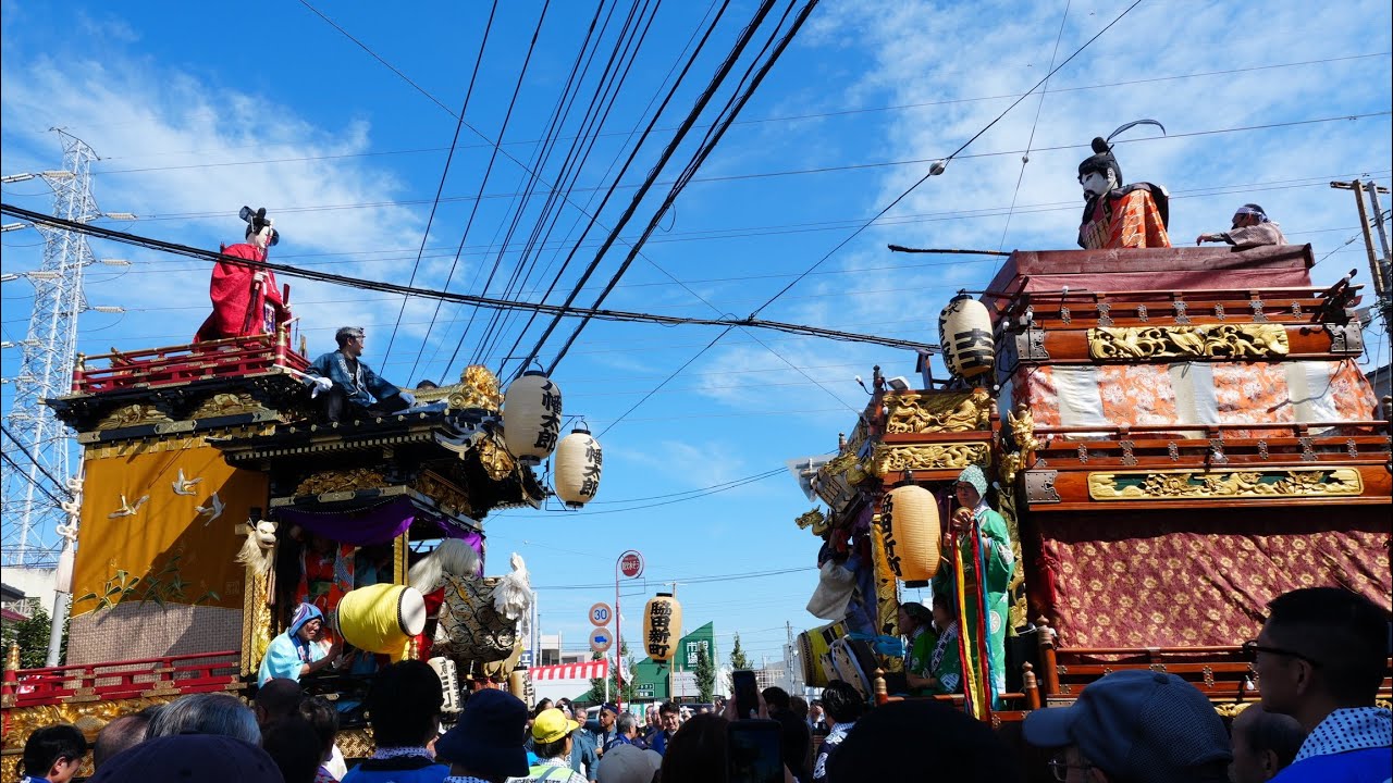 お祭りに行って来たよ【川越まつり併催行事2025】入倉工務店(脇田新町)の山車 2