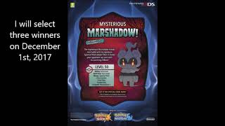 [CLOSED] Marshadow Code Giveaway!