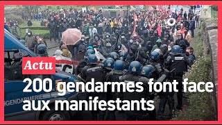 Nouveaux affrontements entre gendarmes et manifestants à Callac